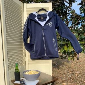 NFL - Los Angeles Ram Neoprene Zippered Hoodie